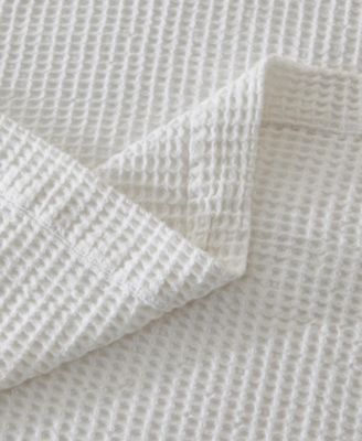 Waffle Weave Textured Cotton Blanket