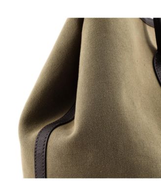 36 Garden Party Tote Toile and Leather