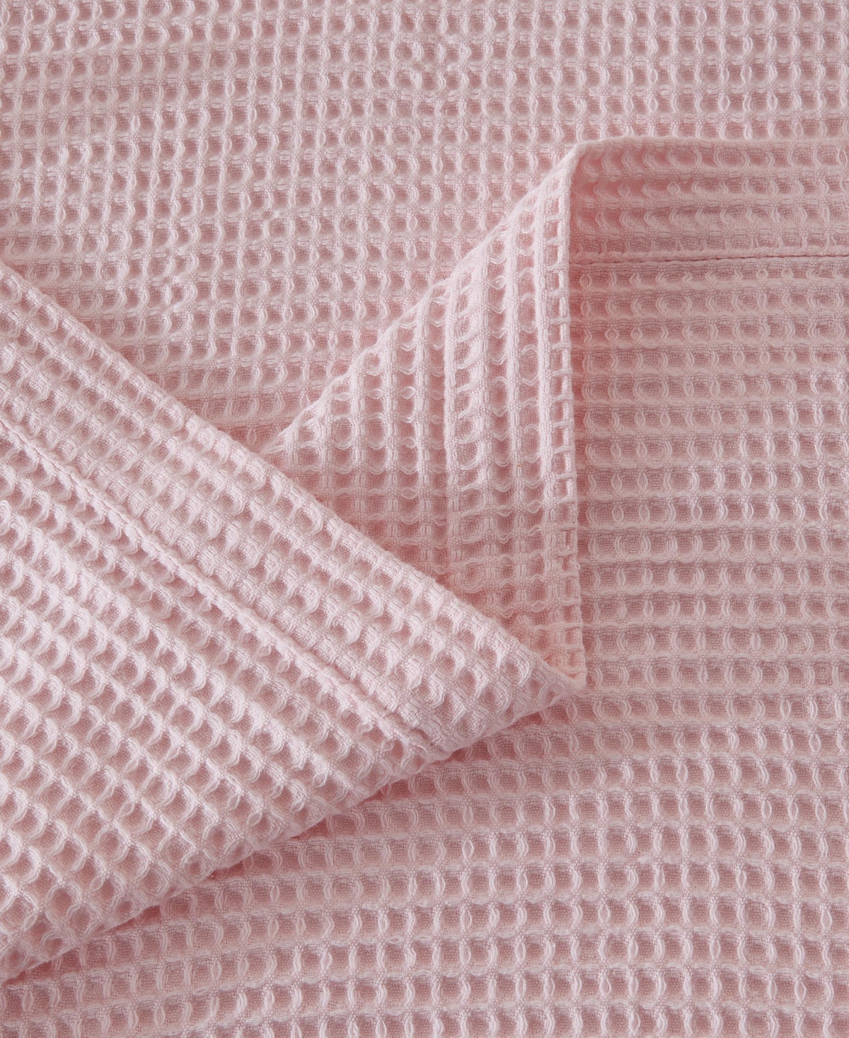 Linery & Co. Waffle Weave Textured Cotton Blanket