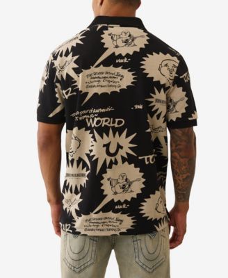 Men's All-Over Print Polo Shirt