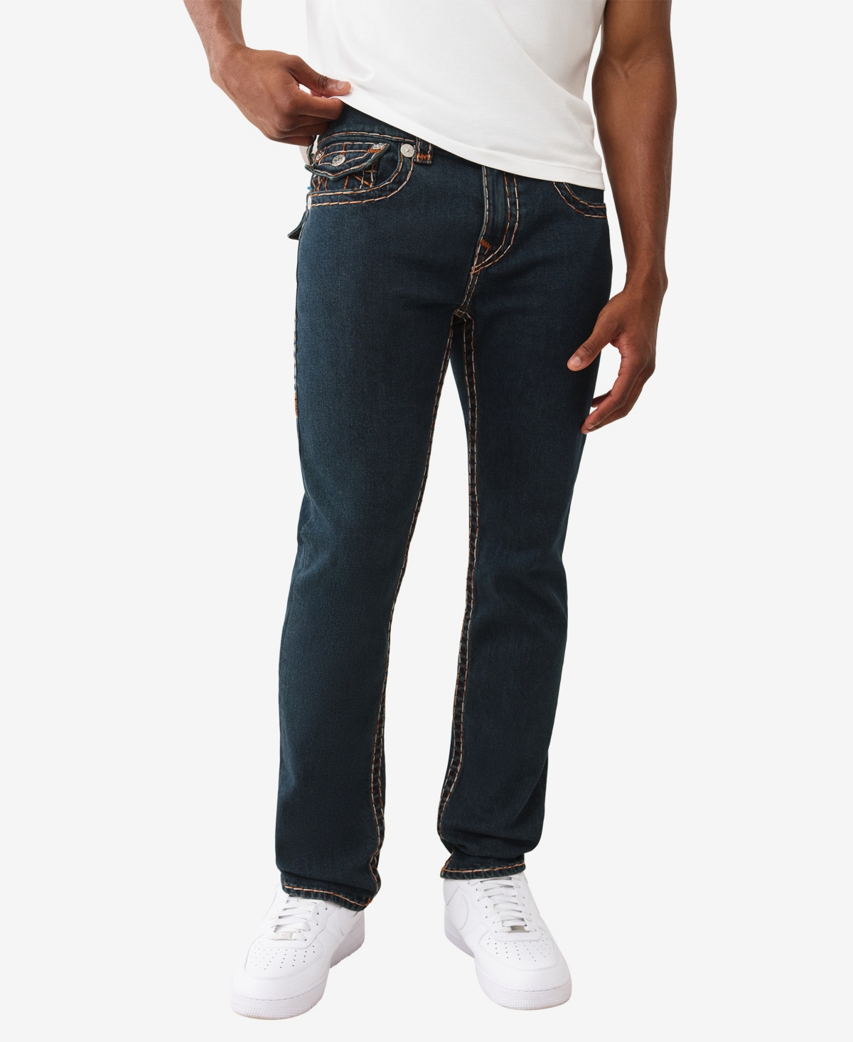 True Religion Mne's Rocco Super T-Stitching Jeans