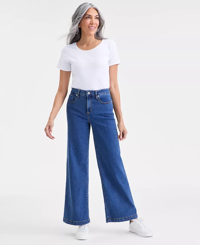 Women's High-Rise Wide-Leg Jeans - thumbnail 7