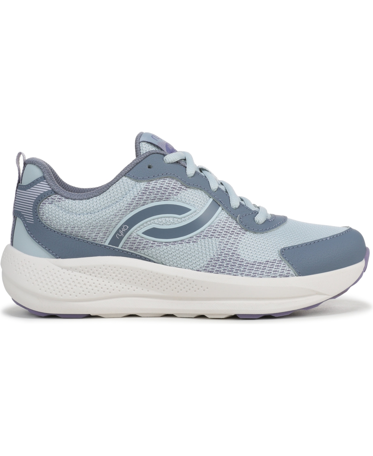 Ryka Women's Intent Lace Up Walking Sneakers In Blue