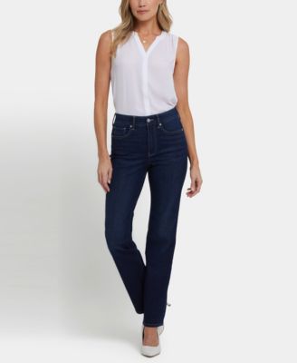 Petite High Rise Marilyn Straight Jeans