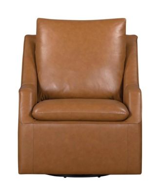 Asher - Steamboat Ecru Swivel Accent Chair Two Pack