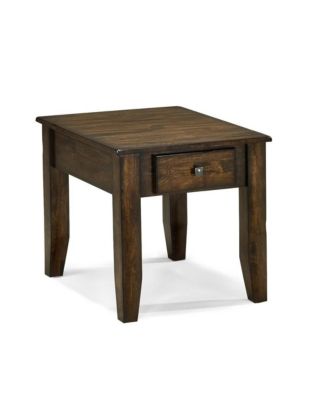22"" x 28"" End Table in Raisin