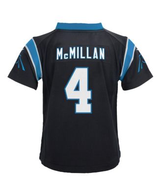 Toddler Tetairoa McMillan Black Carolina Panthers Game Jersey