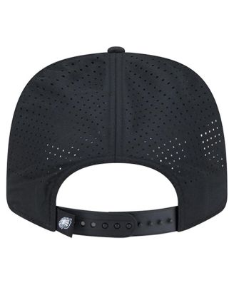 Men's Black Philadelphia Eagles Script 9SEVENTY Adjustable Hat