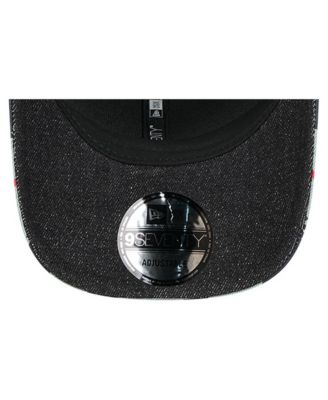 Men's Denim/Navy Atlanta Braves Aztec Denim 9SEVENTY Adjustable Hat