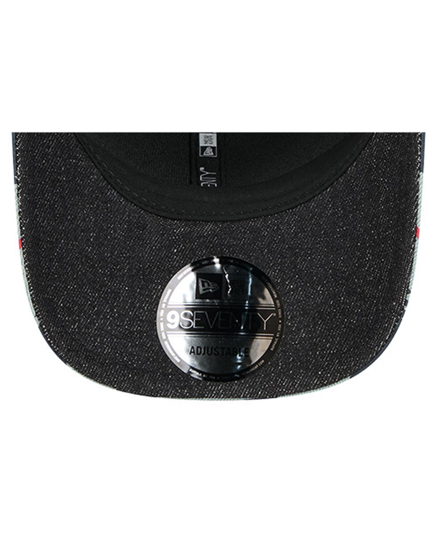 Men's Denim/Navy Atlanta Braves Aztec Denim 9SEVENTY Adjustable Hat