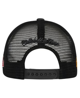 Big Boys and Girls White Chicago Blackhawks Mascot Adjustable Trucker Hat