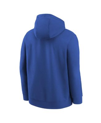 Big Boys and Girls Blue Dallas Mavericks 2025/26 Club Fleece Practice Hoodie