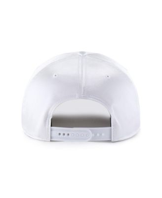 Women's White New England Patriots Outspoken Hitch Adjustable Hat