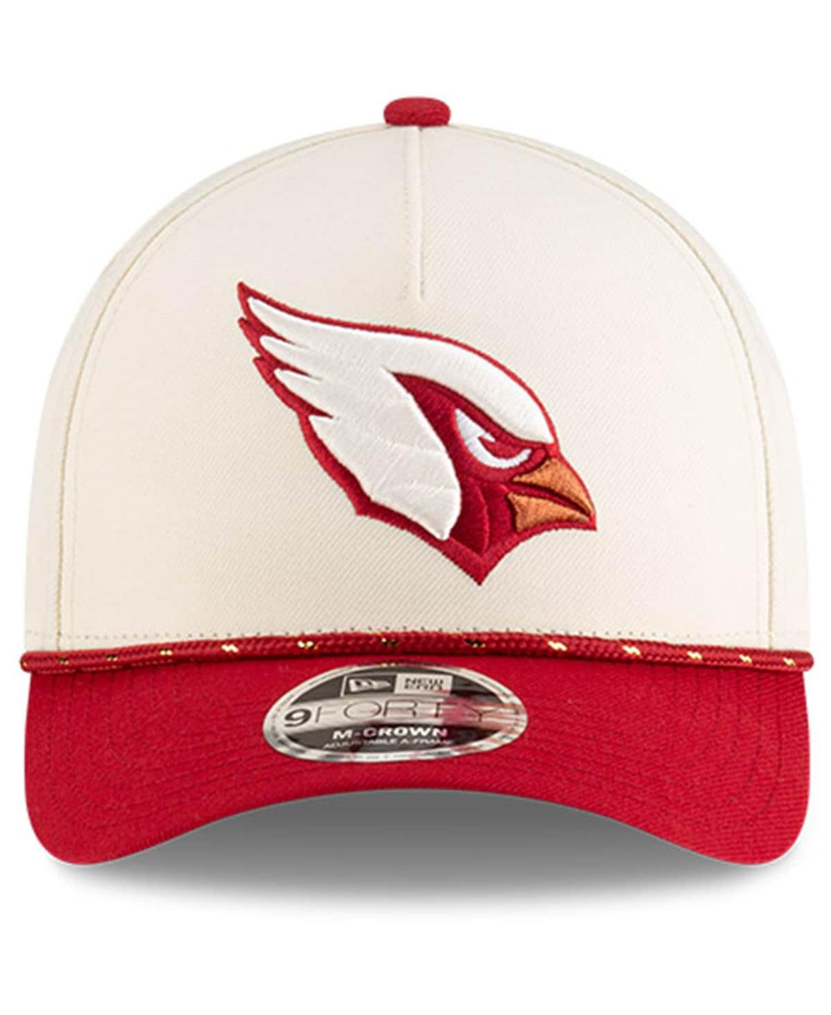 New Era Big Boys and Girls Natural Arizona Cardinals 2025 Rivalries Collection 9FORTY A-Frame Adjustable Hat
