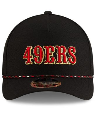 Big Boys and Girls Black San Francisco 49ers 2025 Rivalries Collection 9FORTY A-Frame Adjustable Hat