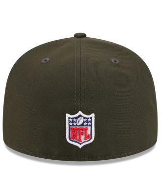 Men's Gotham Green New York Jets 2025 Rivalries Collection Sideline Rope 59FIFTY Fitted Hat