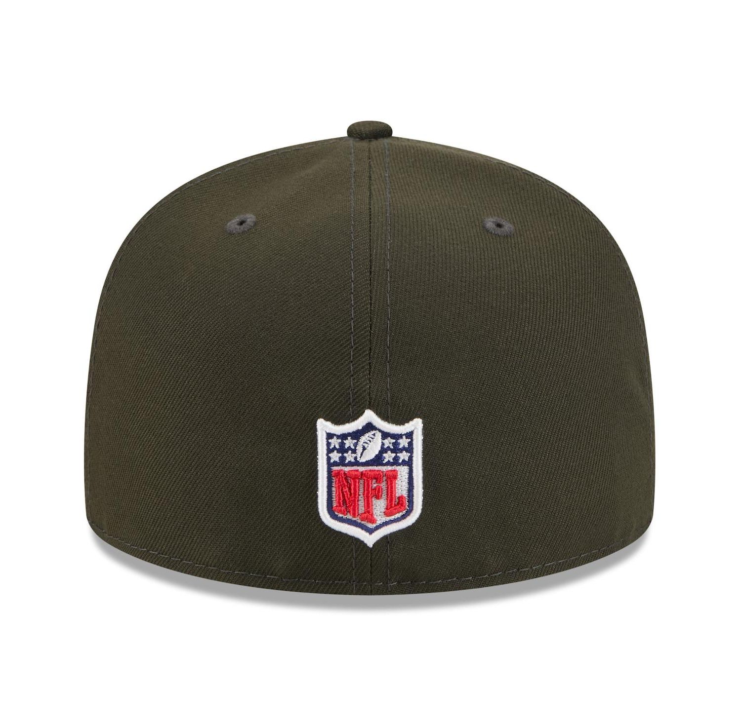 Men's Gotham Green New York Jets 2025 Rivalries Collection Sideline Rope 59FIFTY Fitted Hat