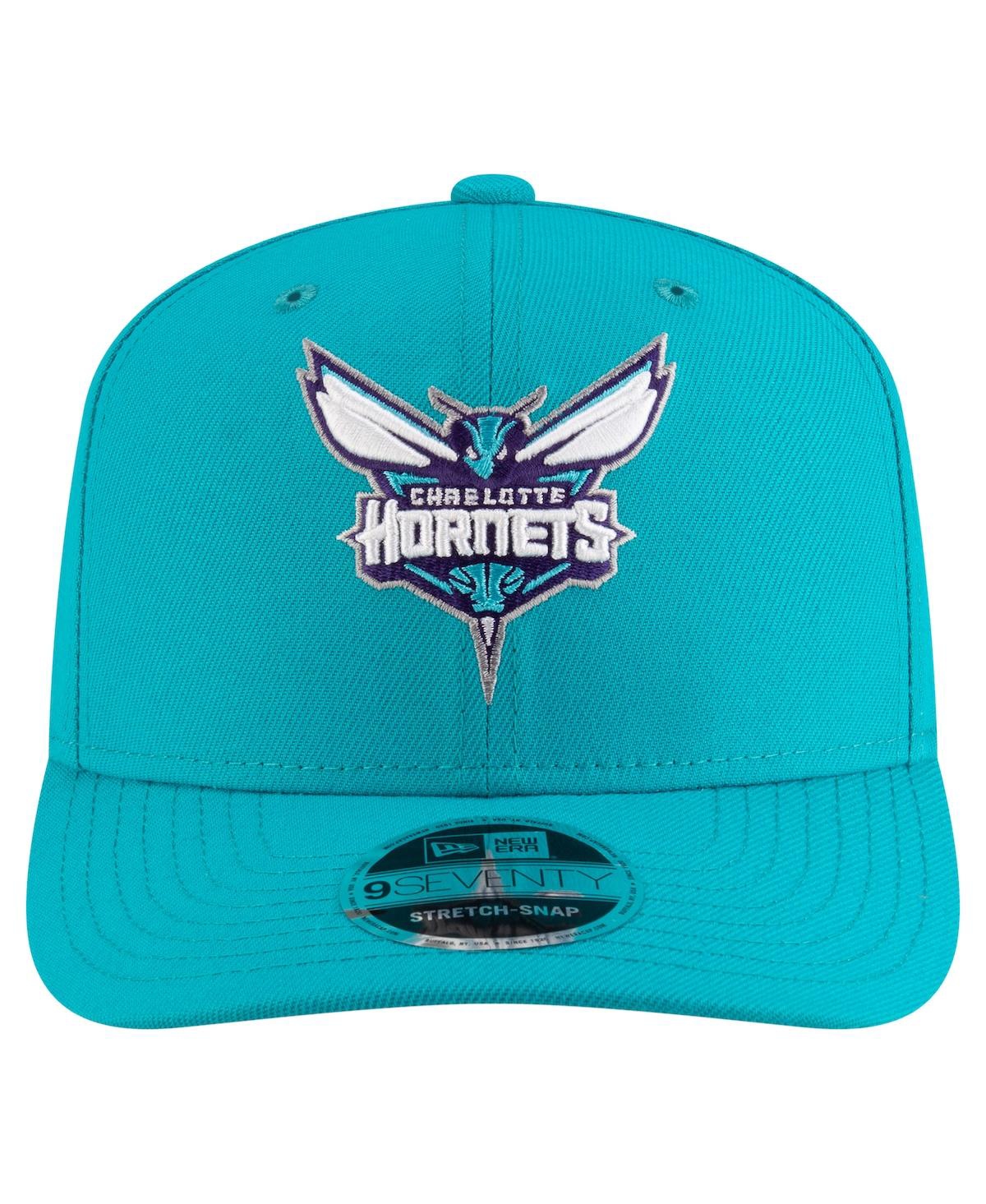 New Era Men's Teal Charlotte Hornets 9SEVENTY Stock Adjustable Hat