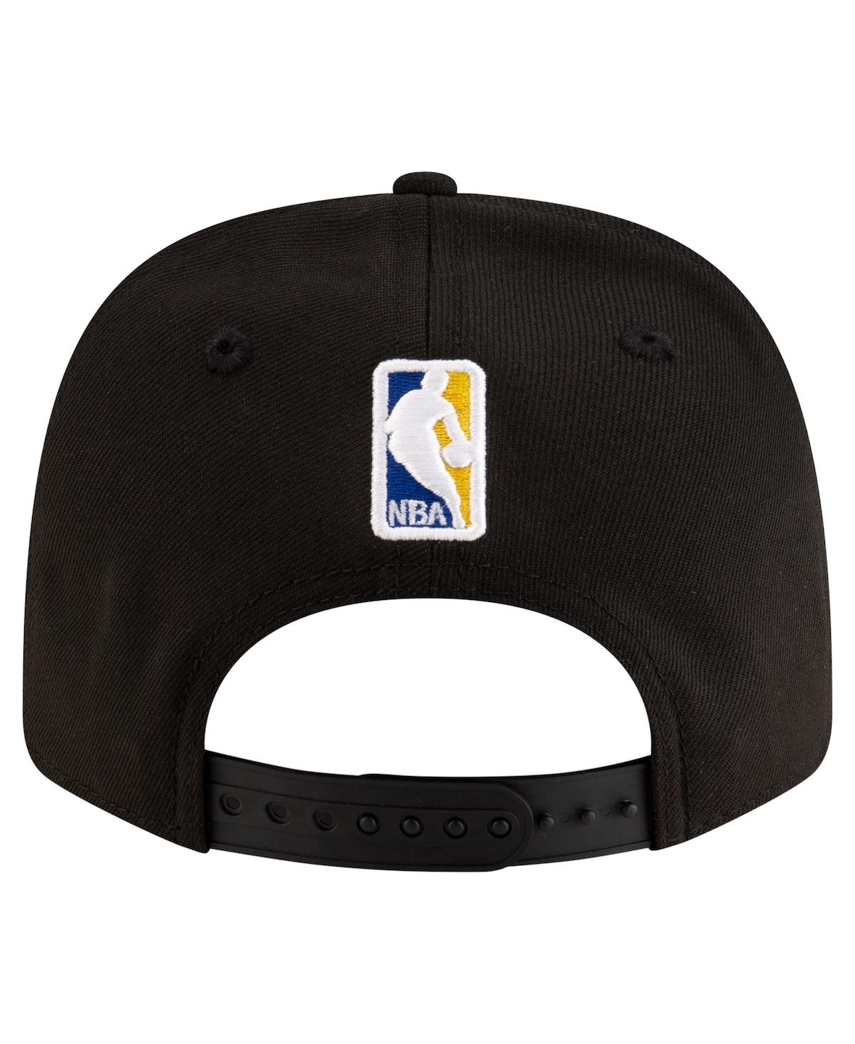 New Era Men's Black Golden State Warriors 9SEVENTY Stock Adjustable Hat