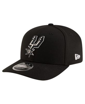 New Era - Men's Black San Antonio Spurs 9SEVENTY Stock Adjustable Hat