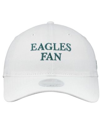 Women's White Philadelphia Eagles Team Fan 9TWENTY Adjustable Hat