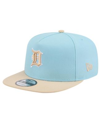 New Era - Men's Light Blue/Light Beige Detroit Tigers Color Pack A-Frame 9FIFTY Snapback Hat