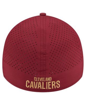 Men's Wine Cleveland Cavaliers Featherweight Poly Rope Flex 39Thirty Hat