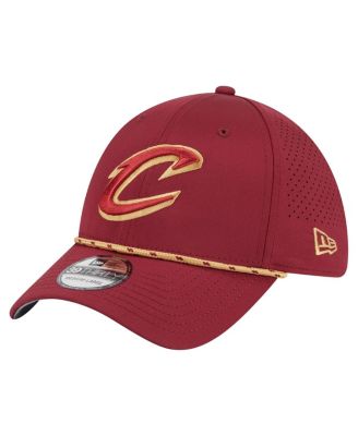 New Era - Men's Wine Cleveland Cavaliers Featherweight Poly Rope Flex 39Thirty Hat
