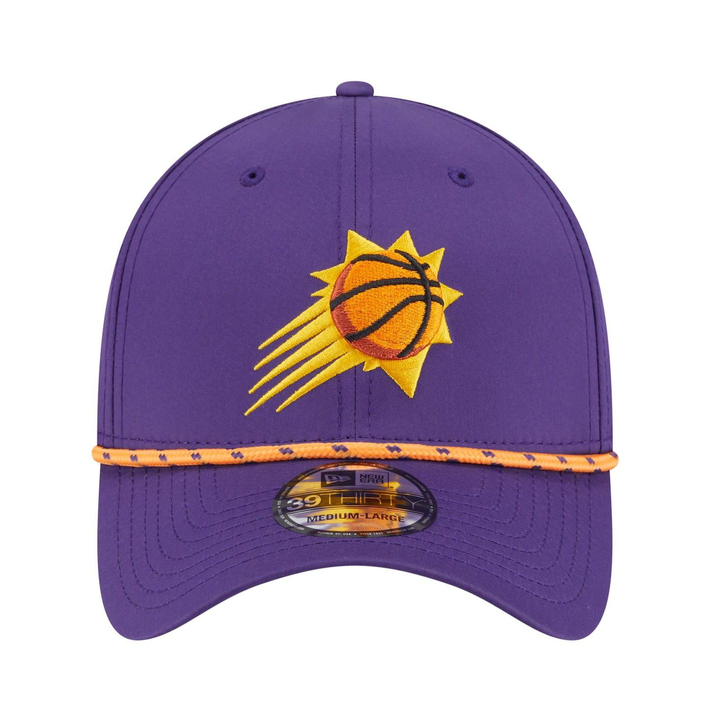 Мужская кепка New Era Purple Phoenix Suns Featherweight Poly Rope Flex 39Thirty Hat — фото 5