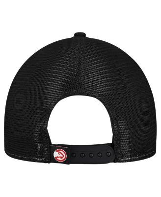 Men's Red/Black Atlanta Hawks Outdoor Split Panel 9FIFTY Snapback Hat