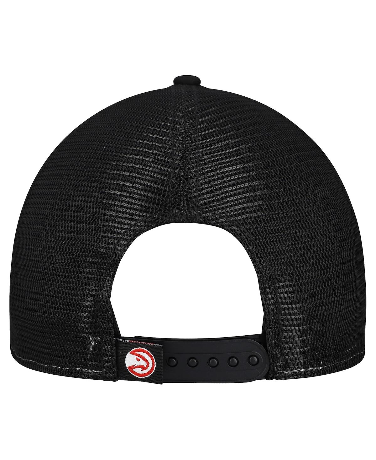 New Era Men's Red/Black Atlanta Hawks Outdoor Split Panel 9FIFTY Snapback Hat
