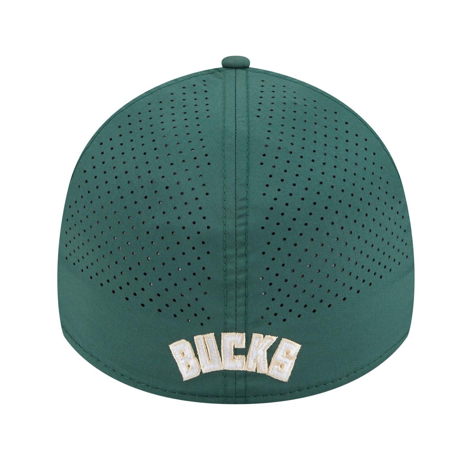 Men's Hunter Green Milwaukee Bucks Featherweight Poly Rope Flex 39Thirty Hat