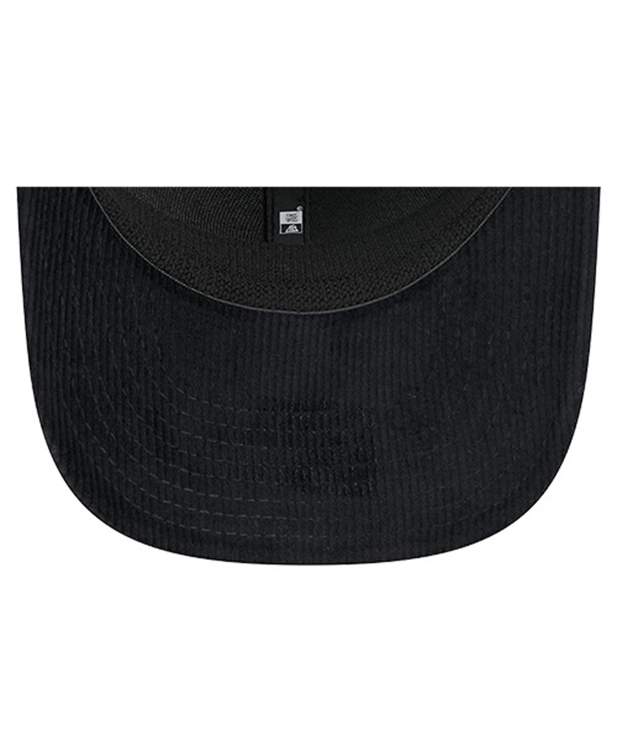 New Era Men's Black Philadelphia 76ers Quilted 9SEVENTY Trucker Adjustable Hat