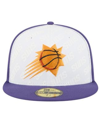 Men's White/Purple Phoenix Suns Repeat 59Fifty Fitted Hat
