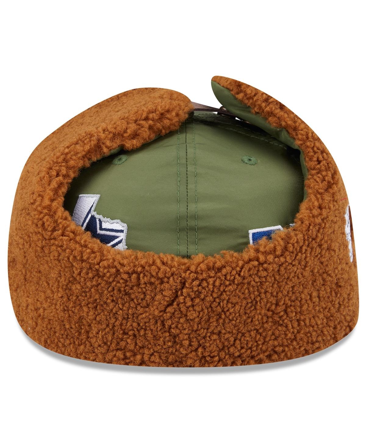 New Era x Alpha Men's Industries Olive Dallas Cowboys Dog Ears 59FIFTY Fitted Hat