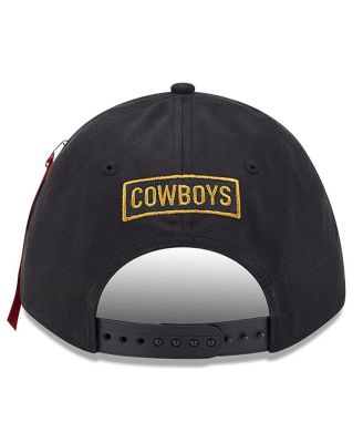 x Alpha Men's Industries Black Dallas Cowboys A-Frame 9FORTY Adjustable Hat