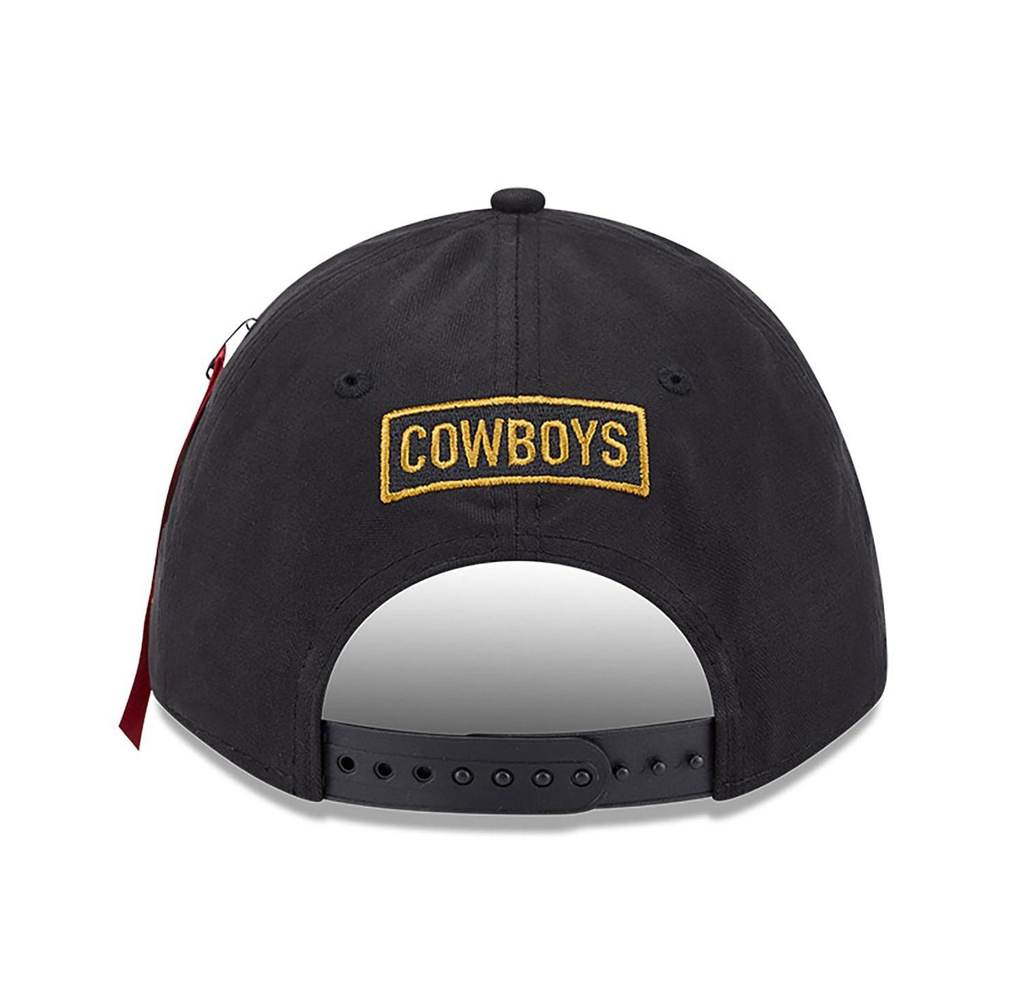 x Alpha Men's Industries Black Dallas Cowboys A-Frame 9FORTY Adjustable Hat