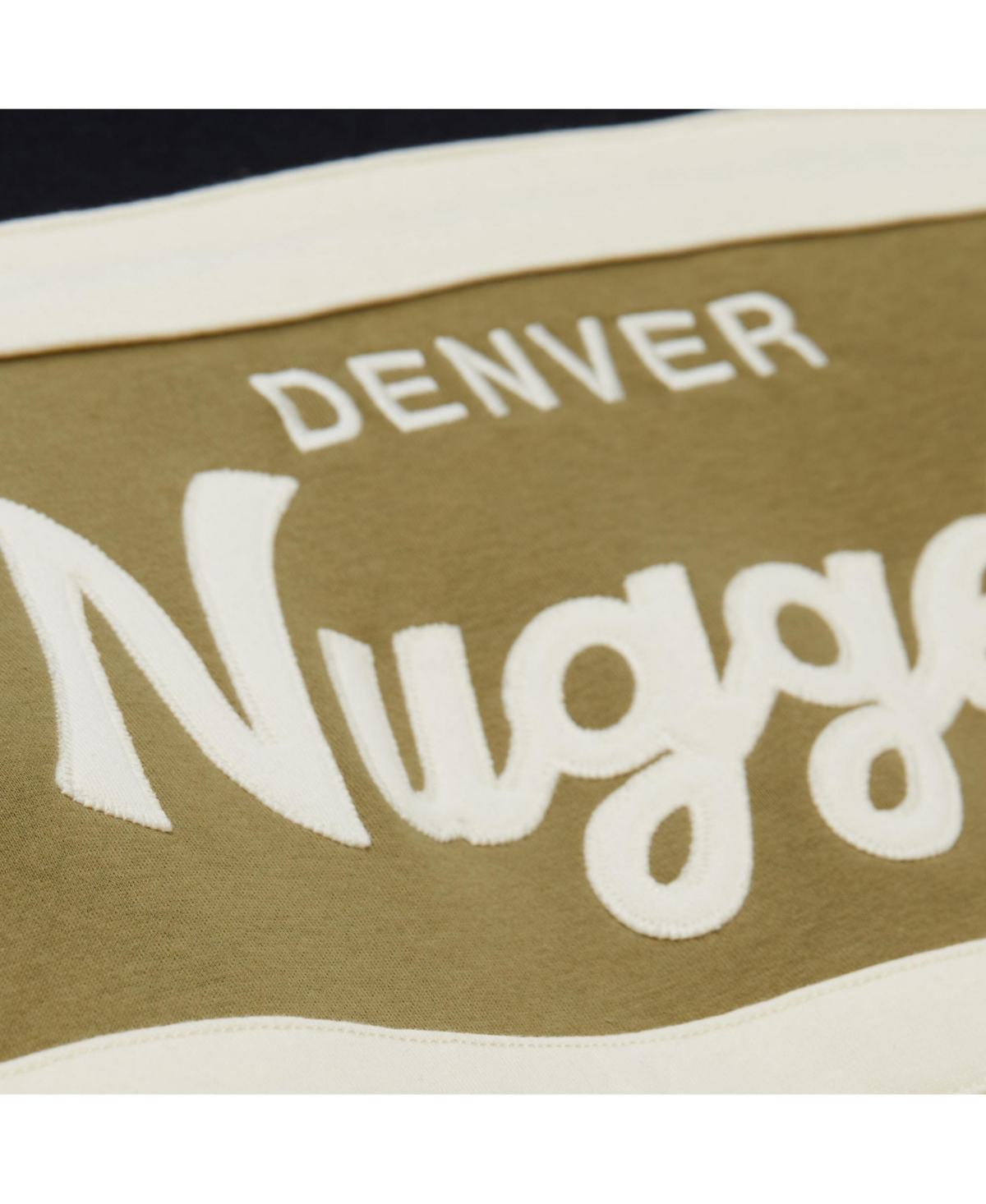 Mitchell & Ness Men's Olive/Black Denver Nuggets Double Clutch Head Coach Hoodie