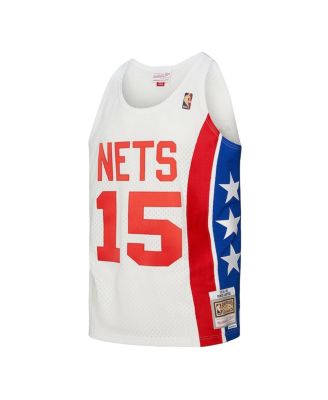 Men's Vince Carter White New Jersey Nets 2005/06 Hardwood Classics Swingman Jersey