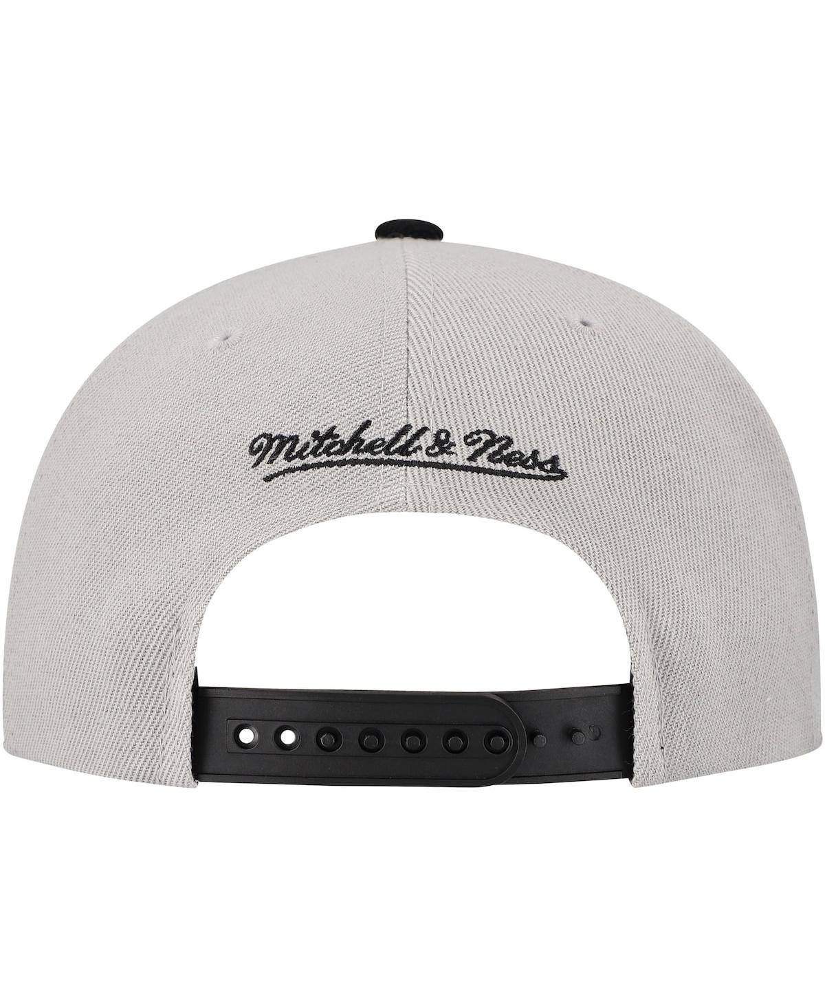 Mitchell & Ness Men's Gray Chicago White Sox Knock Out Panel Snapback Hat