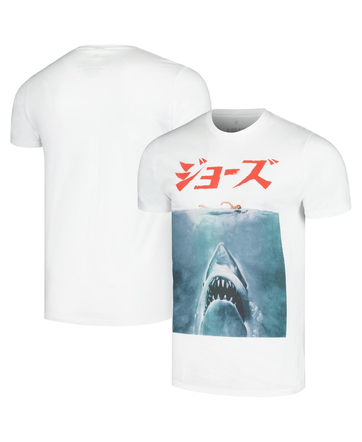Ripple Junction Men's White Jaws Kanji T-shirt In White