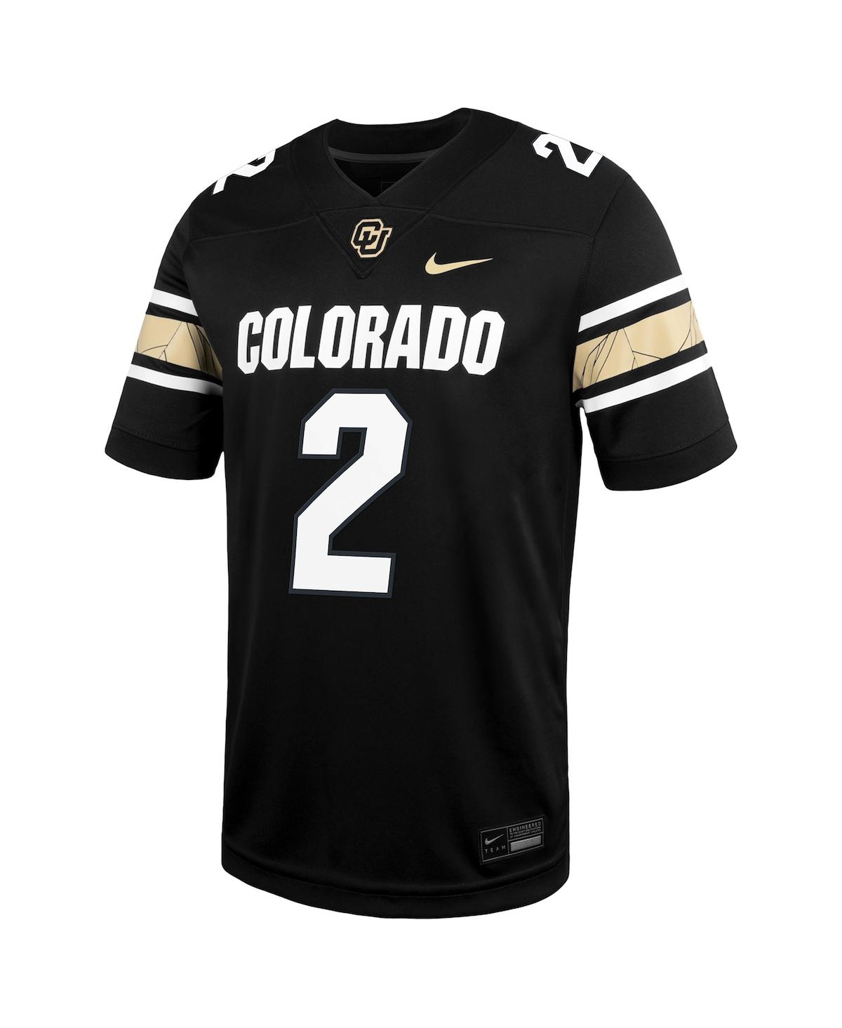 Nike Men's Shedeur Sanders Black Colorado Buffaloes Alternate Alumni Game Jersey
