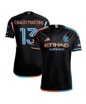 Men's Thiago Martins Black New York City FC 2024 24/7 Kit Authentic Player Jersey