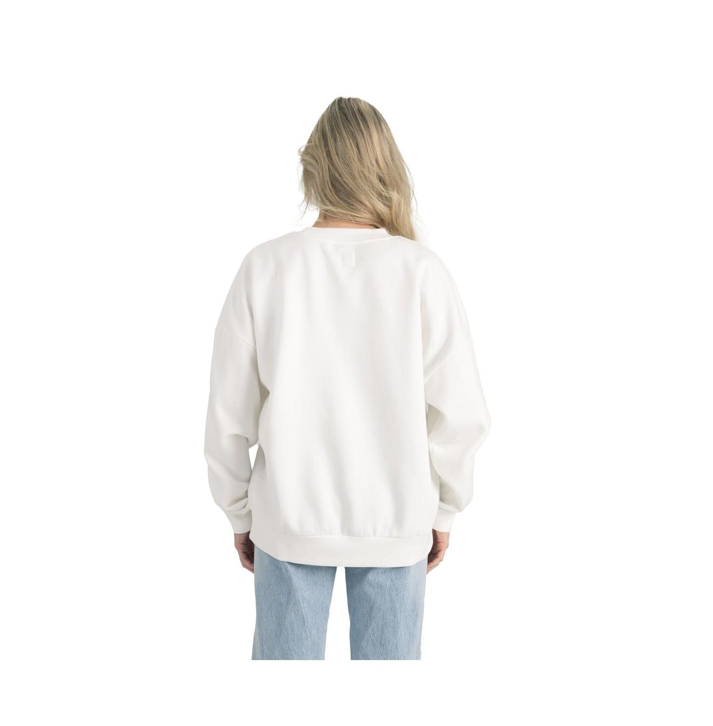 Женская толстовка Gameday Couture White Ohio State Buckeyes Premium Fleece Drop Shoulder Oversized Pullover — фото 4