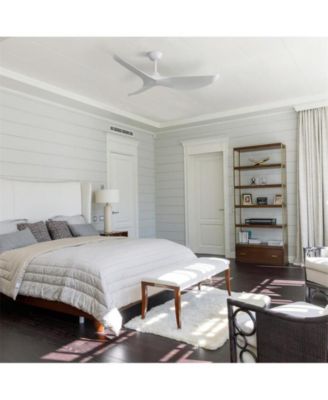 38-inch Modern White 3-Blade without Light Six Speed Remote Control and Timing Function Ceiling Fan