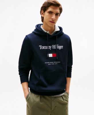 Men's Embroidered Flag Hoodie