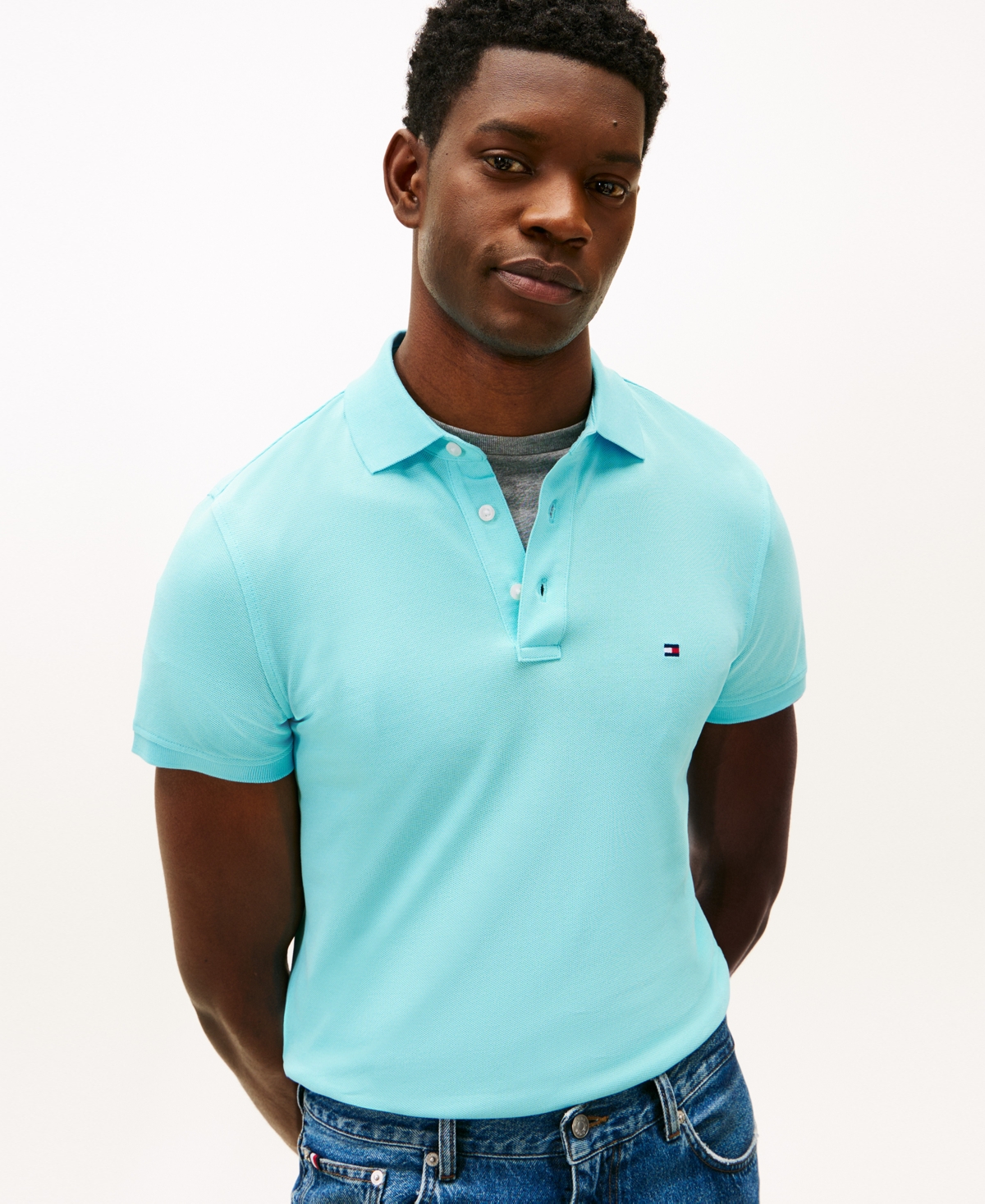 Tommy Hilfiger Men's 1985 Slim Fit Polo Shirt