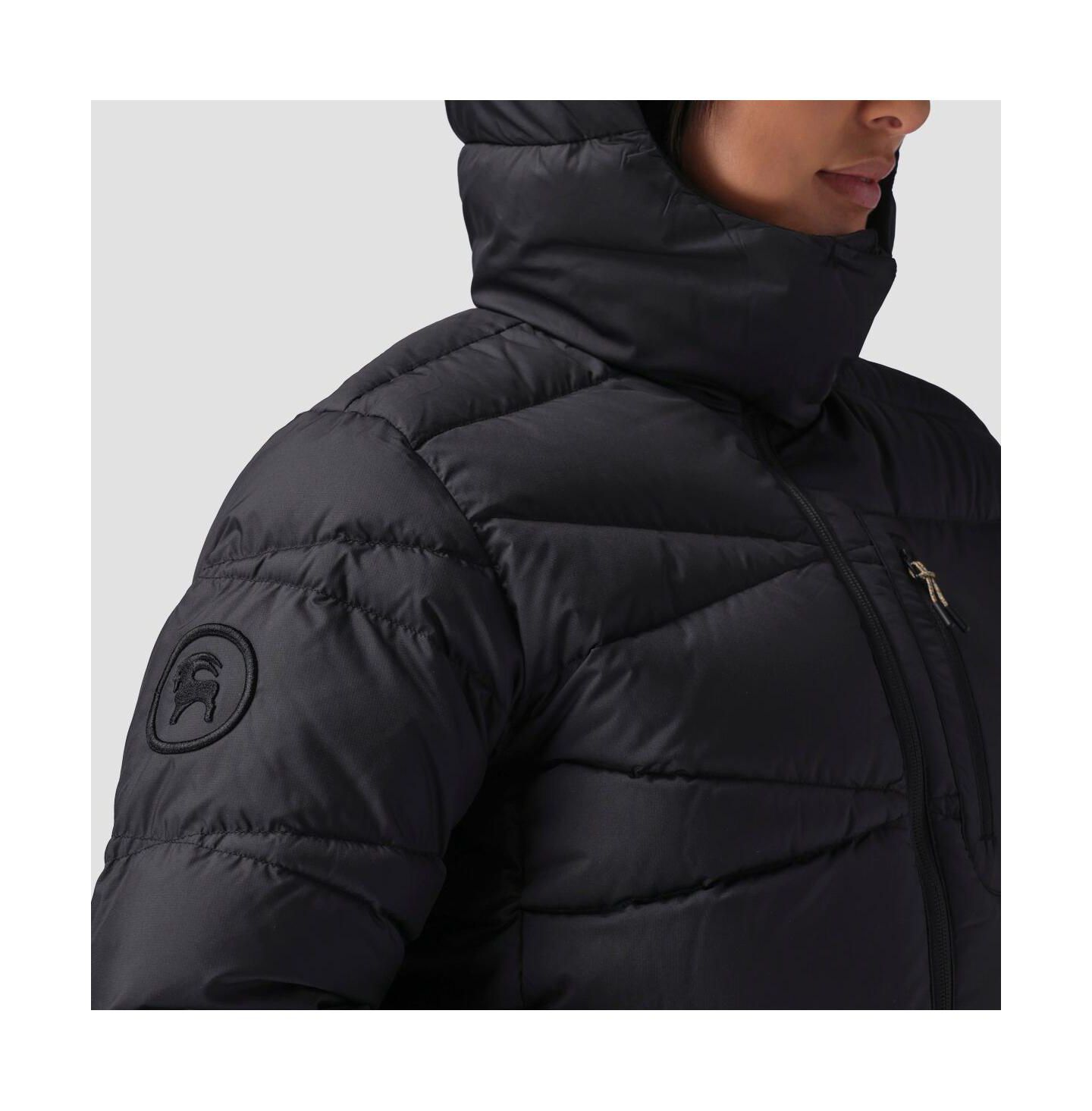 Женская куртка Backcountry Stansbury Allied Down Jacket, цвет: Чёрный — фото 8