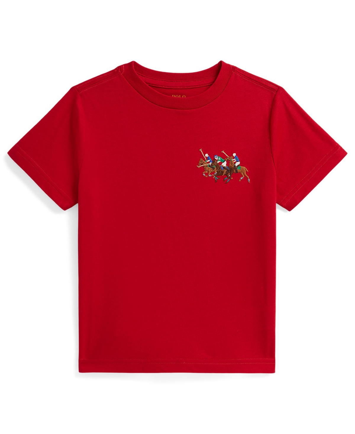 Polo Ralph Lauren Boys 2-7 Triple-Pony Short-Sleeve Jersey T-Shirt