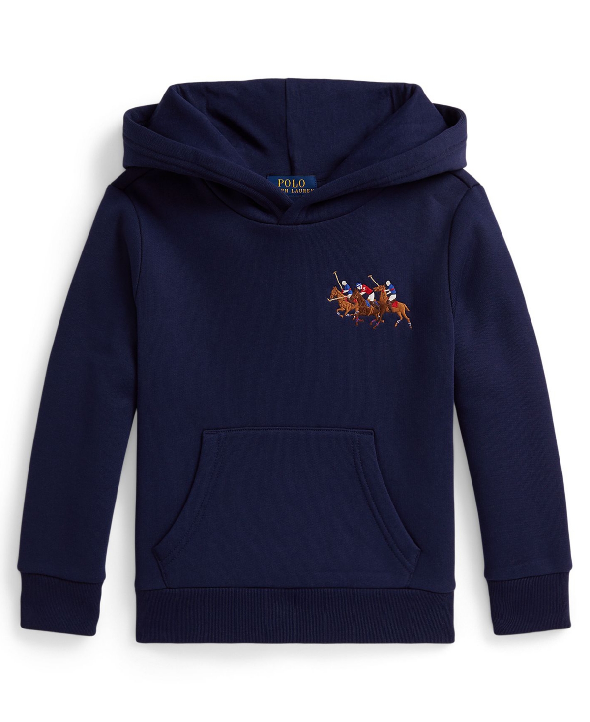 Polo Ralph Lauren Boys 2-7 Triple-Pony Long-Sleeve Hoodie